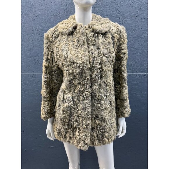 Vintage Hall Furriers Persian Lamb Fur Coat - Picture 1 of 8